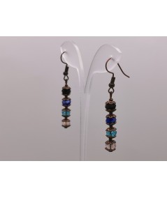 Pendientes Azul y Gris